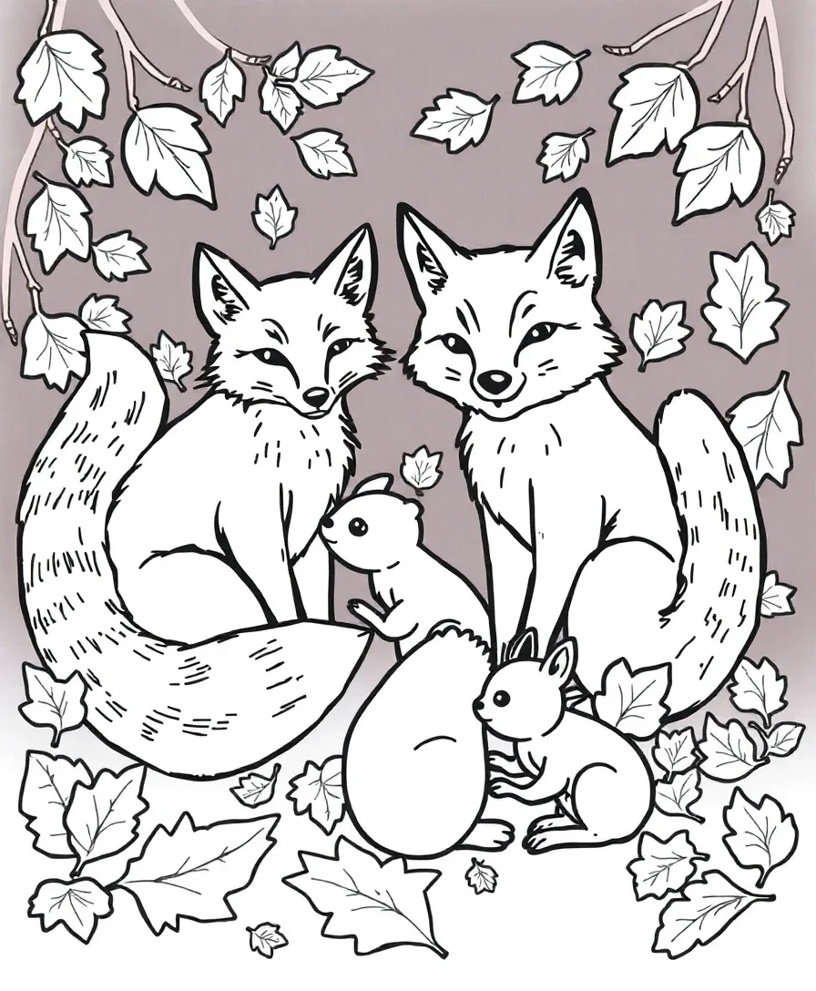 Adorable Autumn Animals