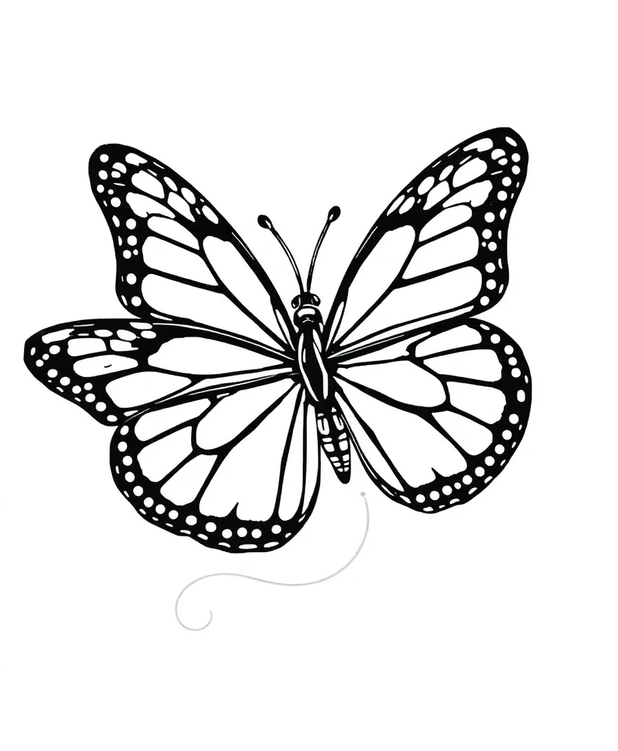 Majestic Monarch Butterfly