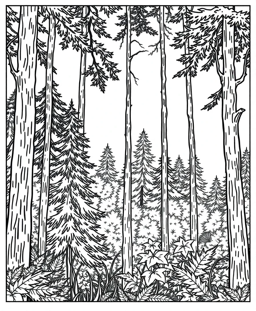 Enchanted Forest Scene