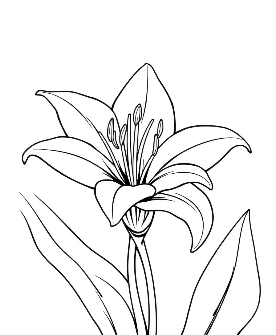 Graceful Lily Blooms