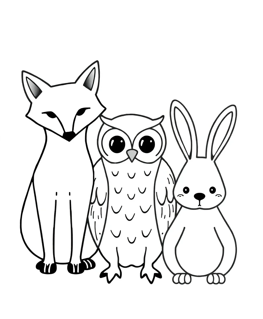 Charming Woodland Creatures