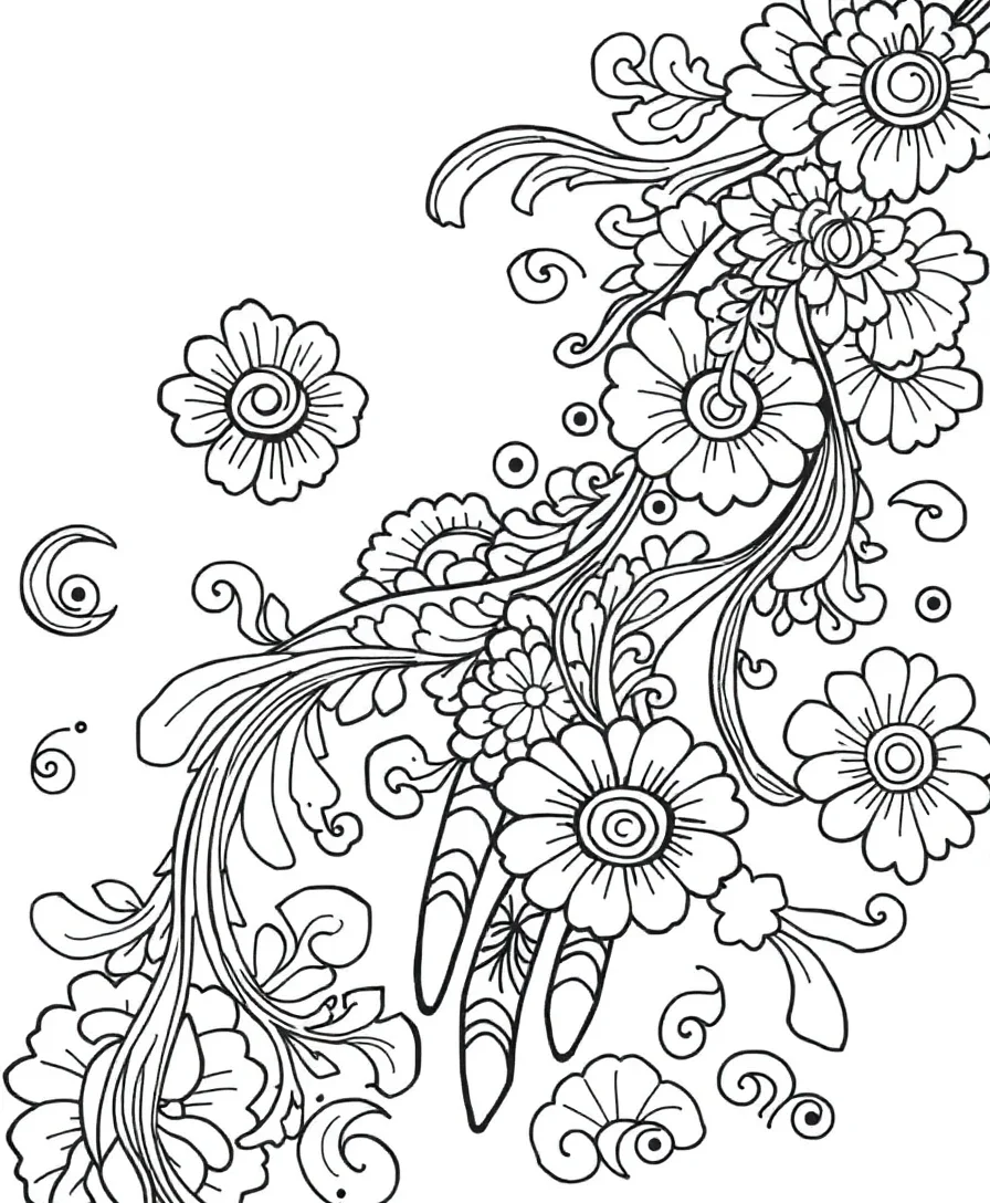 Intricate Henna Patterns