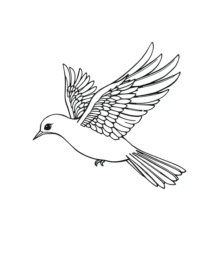 Graceful Birds in Flight