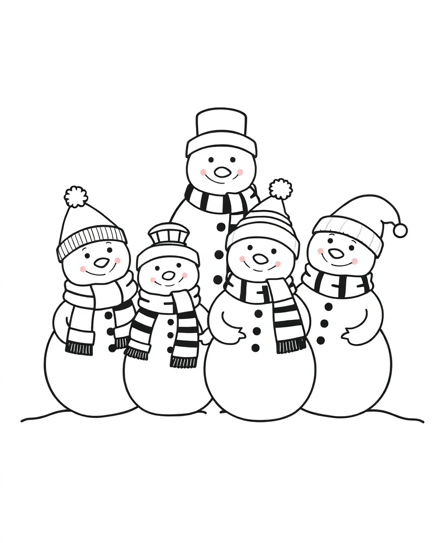 Snowman Family