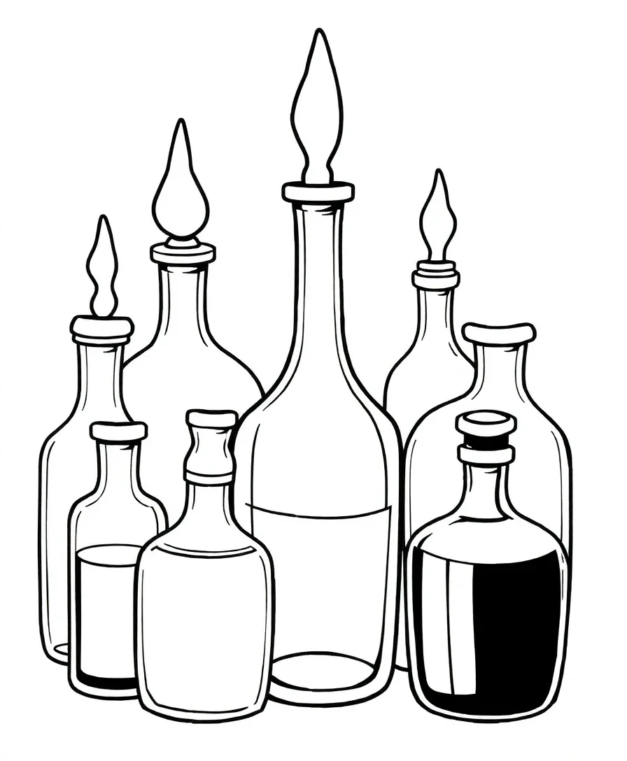Magical Potion Bottles