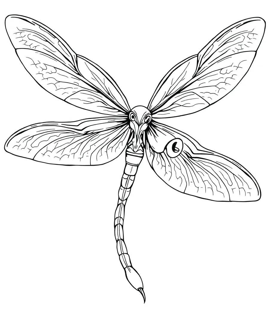 Intricate Dragonfly Dance