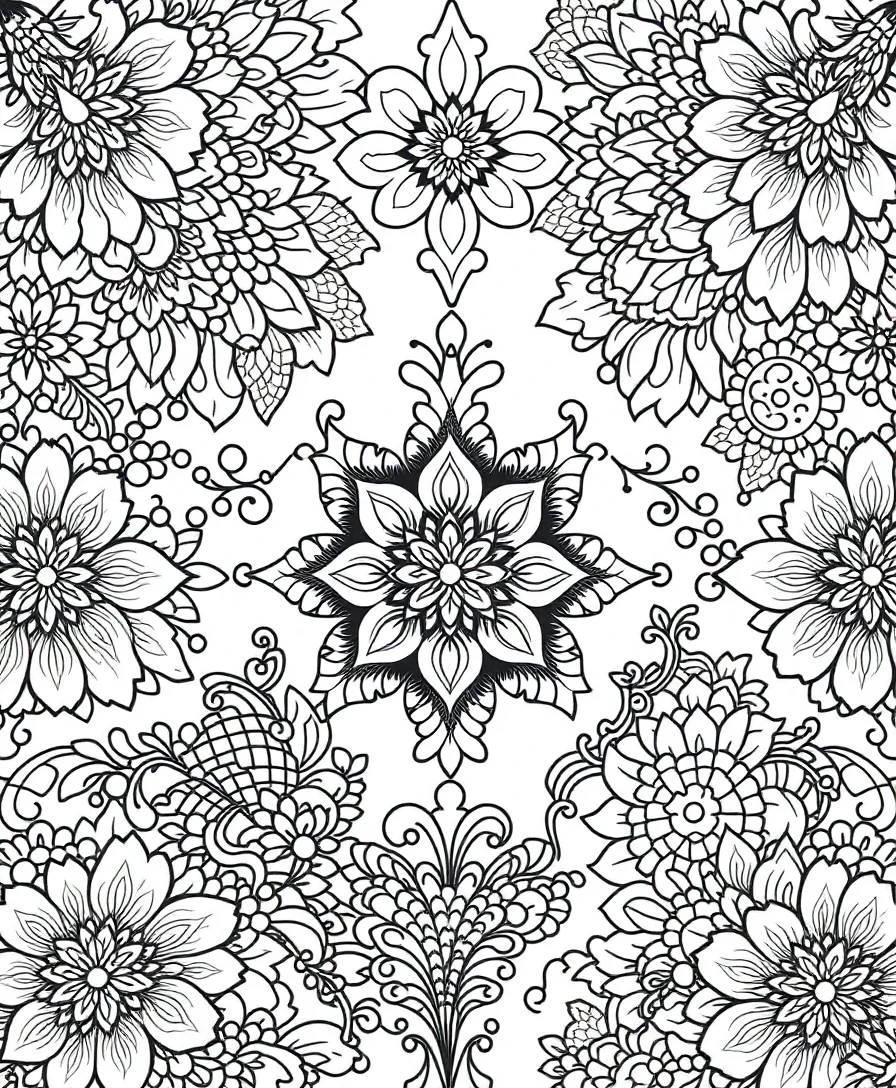 Elegant Lace Motifs