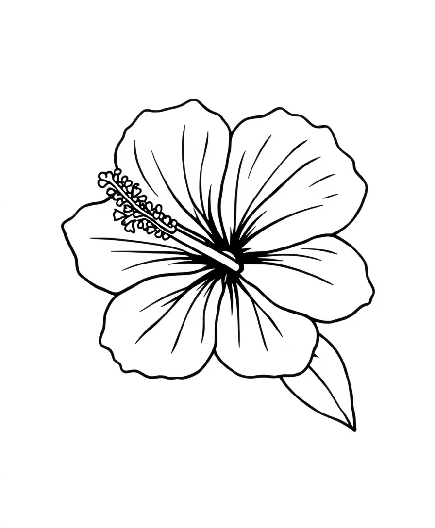 Dramatic Hibiscus Flair