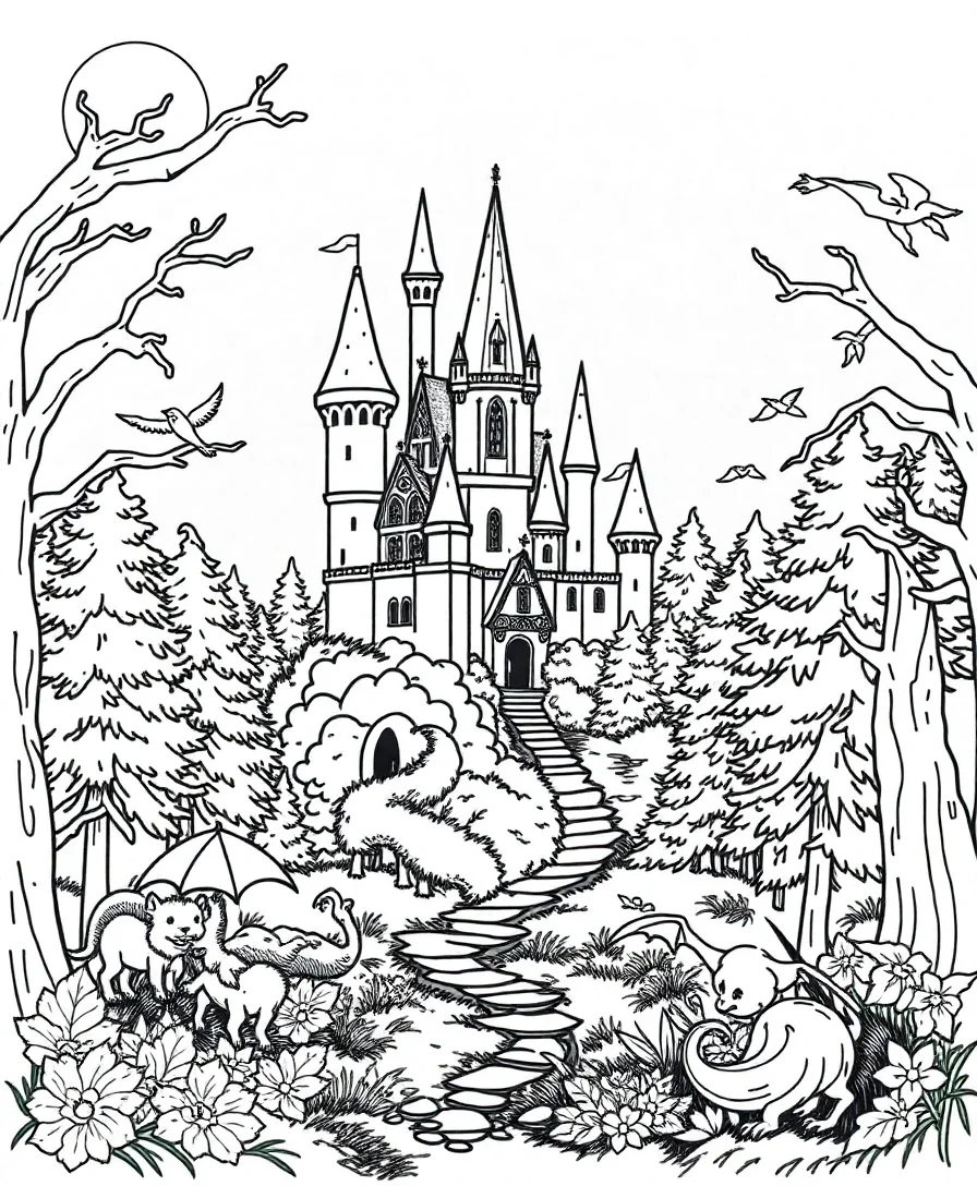 Charming Fairy Tale Scenes