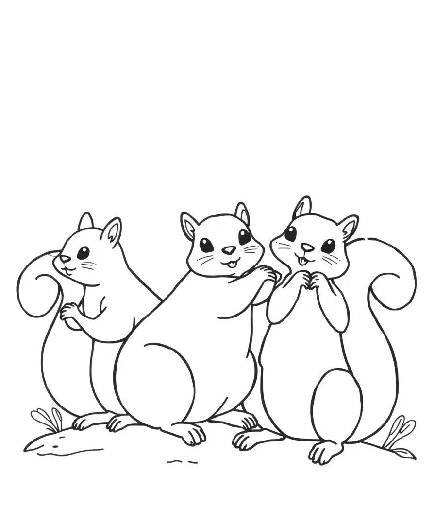 Playful Squirrels