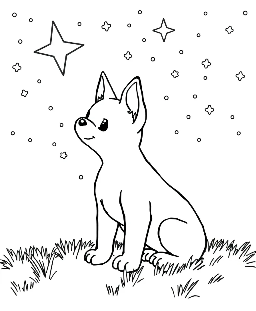 Bluey’s Starry Night