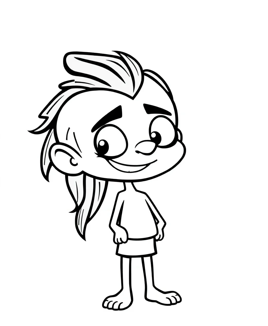 Playful Cartoon Characters