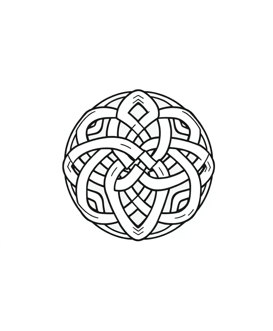 Intricate Celtic Knot
