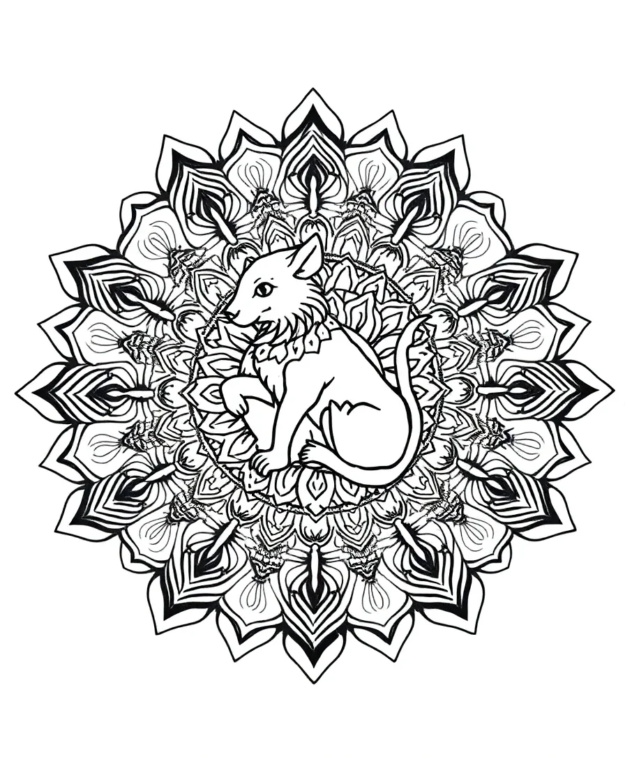 Majestic Animal Mandalas