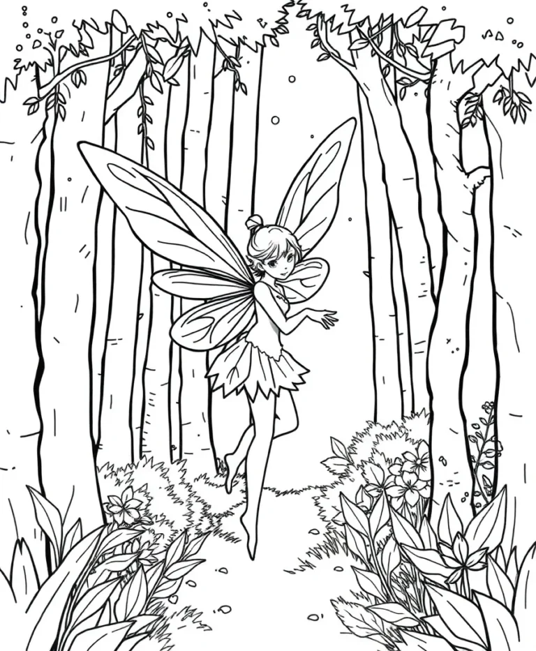 25 Captivating Kids Coloring Pages Designs Perfect for Line Art Enthusiasts