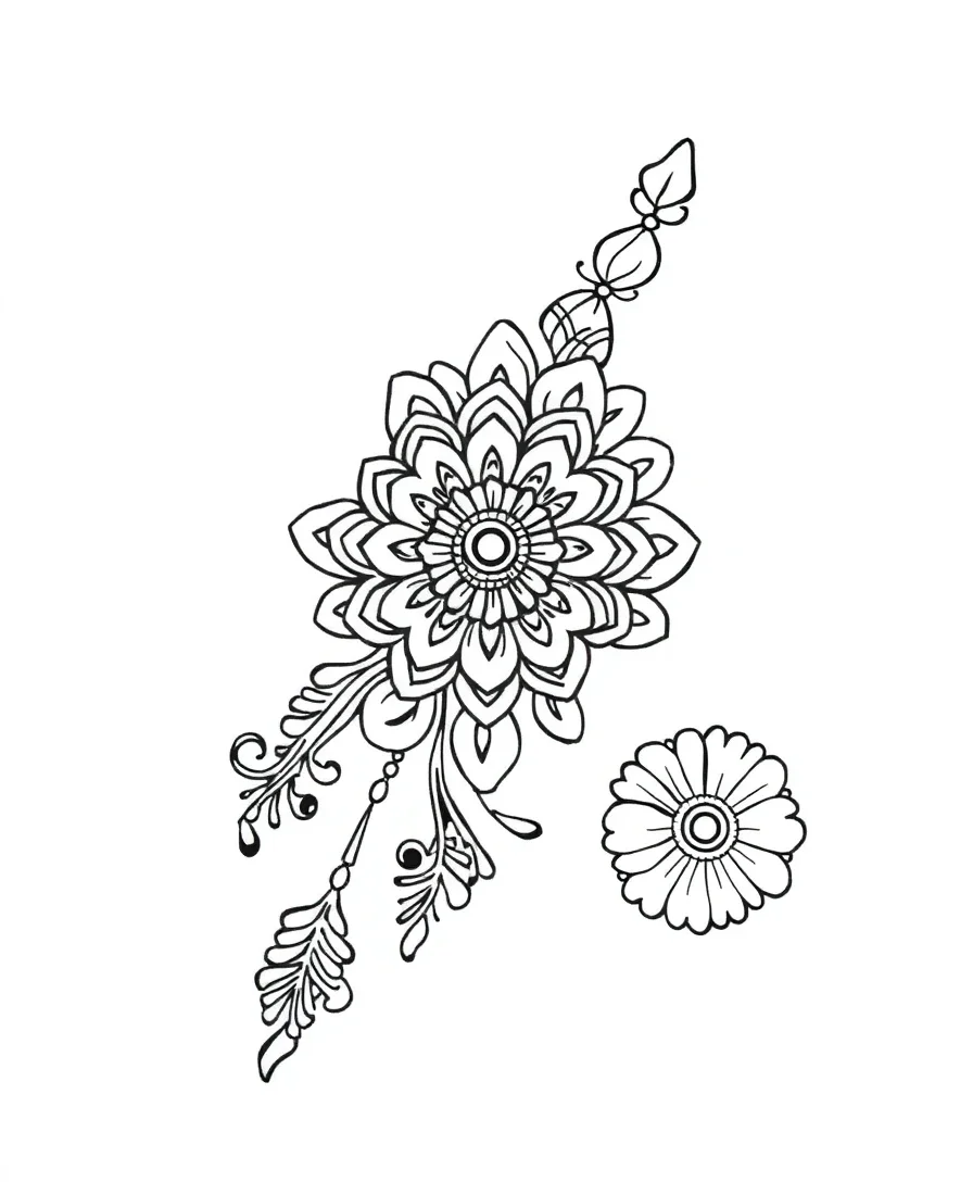 Intricate Henna Patterns