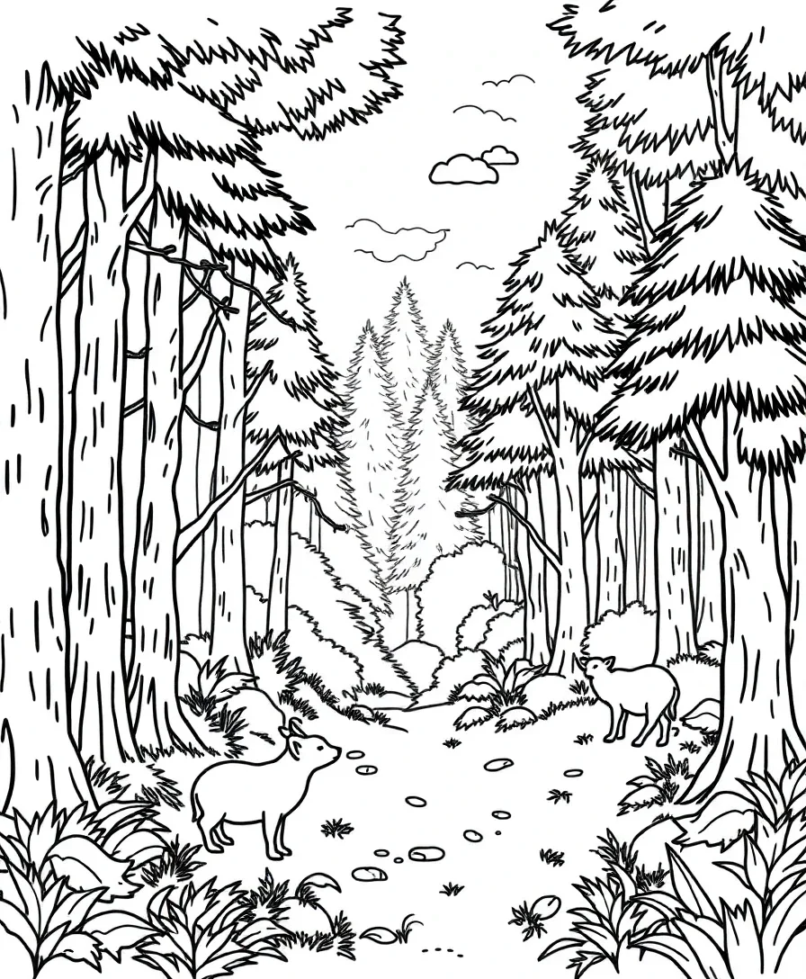 Enchanting Forest Scenes