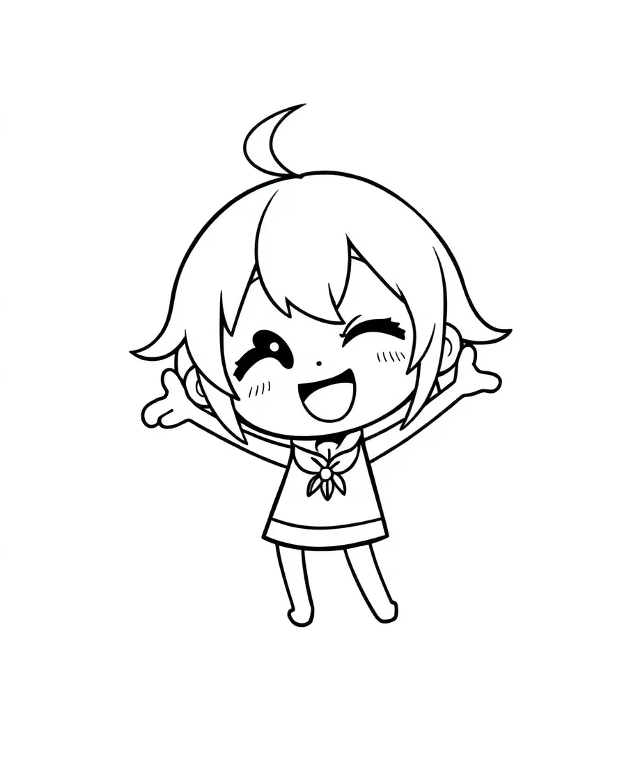 Playful Anime Mascots