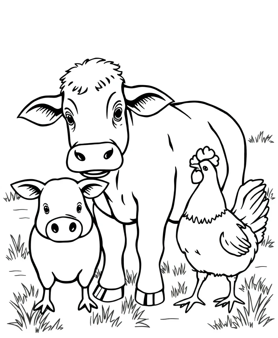 Cute Farm Animals