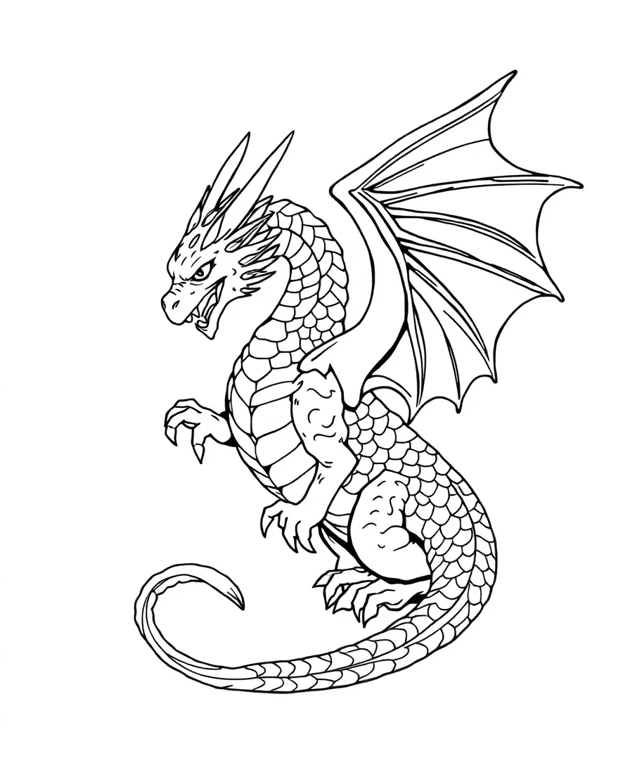 Majestic Anime Dragons