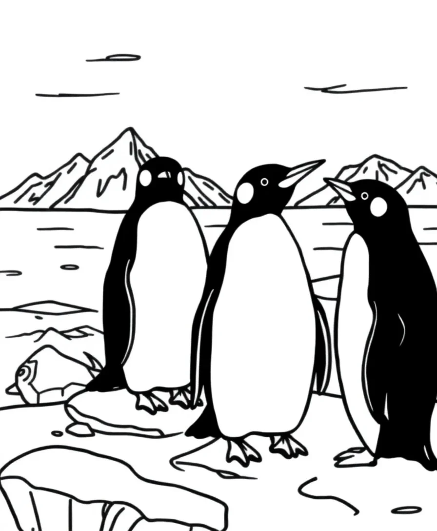 Playful Penguins