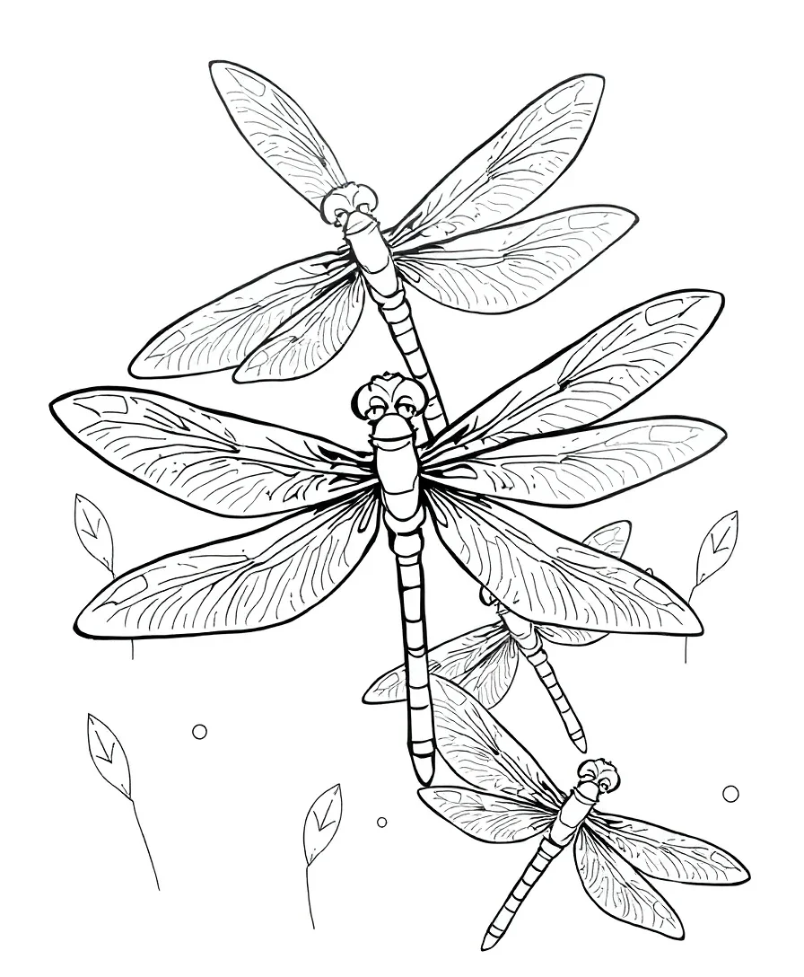 Delicate Dragonflies