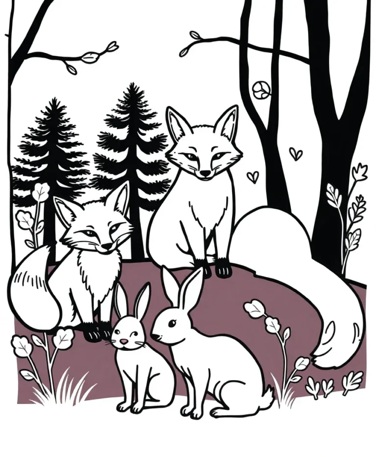 Fall into Creativity: Inspiring Line Art and Coloring Pages