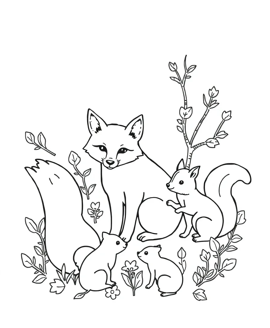 Charming Woodland Creatures