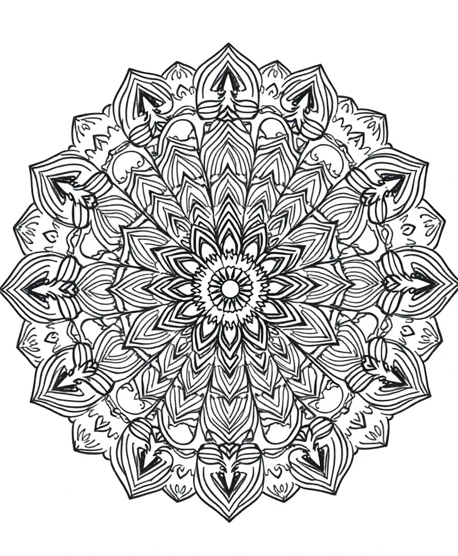 Geometric Mandala Delight