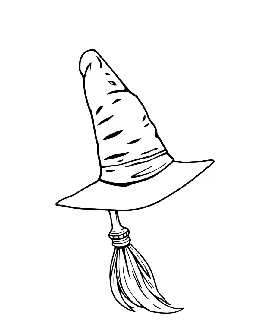 Witch's Hat and Broom