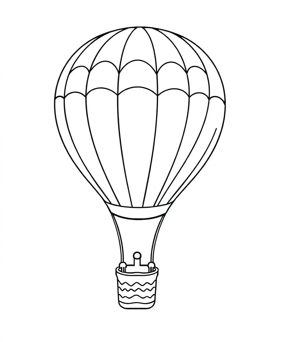 Whimsical Hot Air Balloon