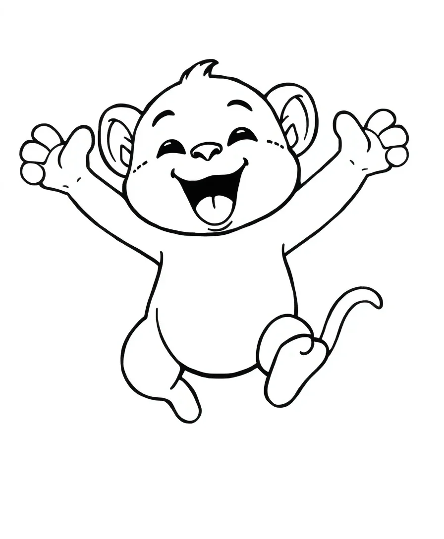 Monkichi’s Playful Antics