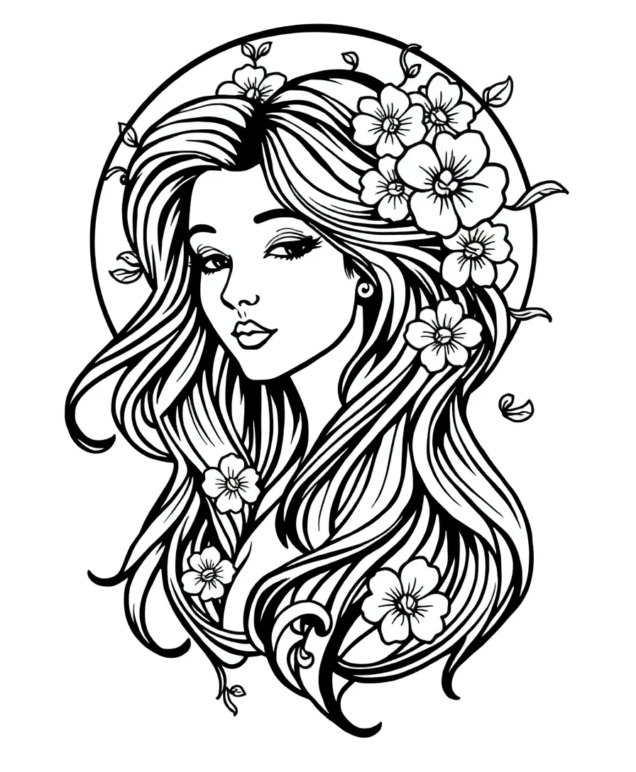 Elegant Art Nouveau