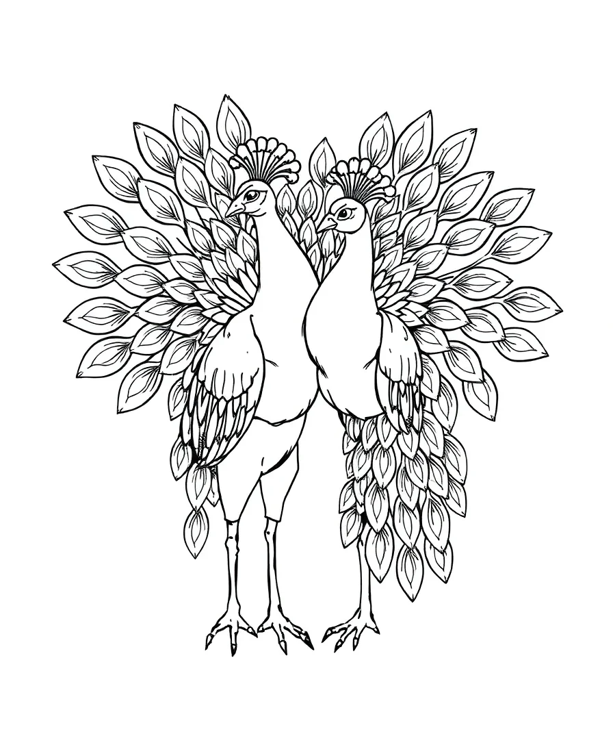 Peacock and Peacockette