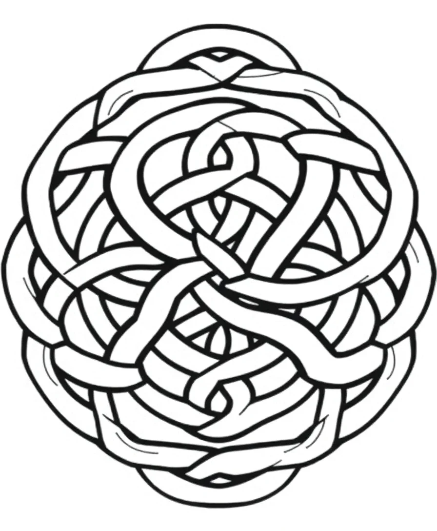 Intricate Celtic Knot