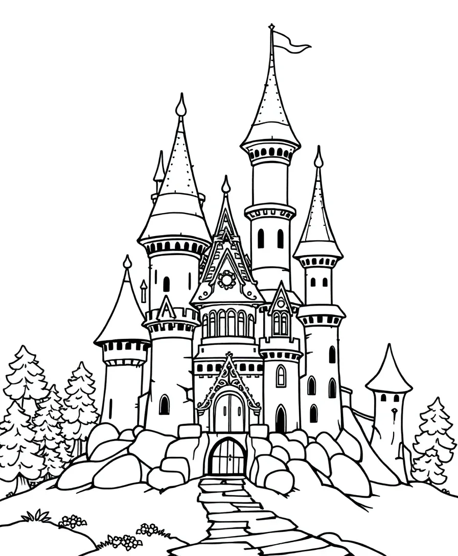 Whimsical Fantasy Castles