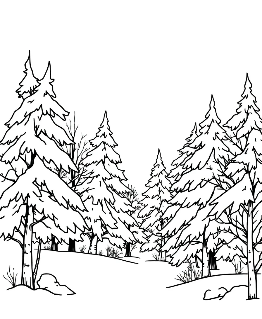 Serene Winter Scene