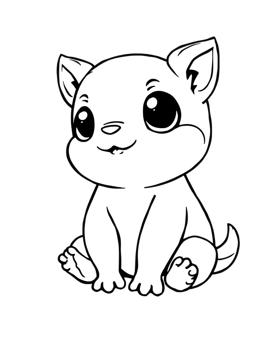 Tiny Chum’s Adorable Pose