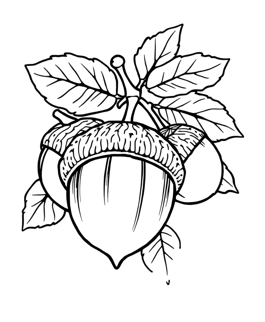 Intricate Acorn Patterns