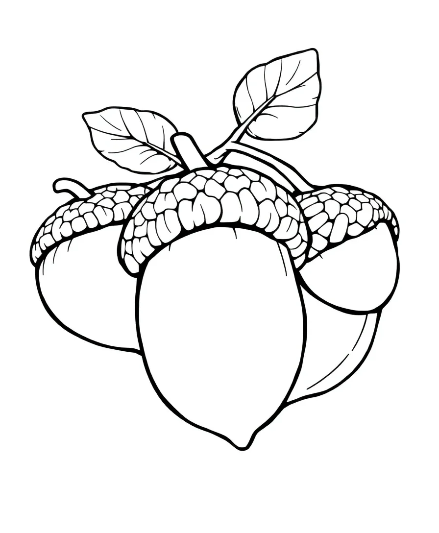 Intricate Acorn Patterns