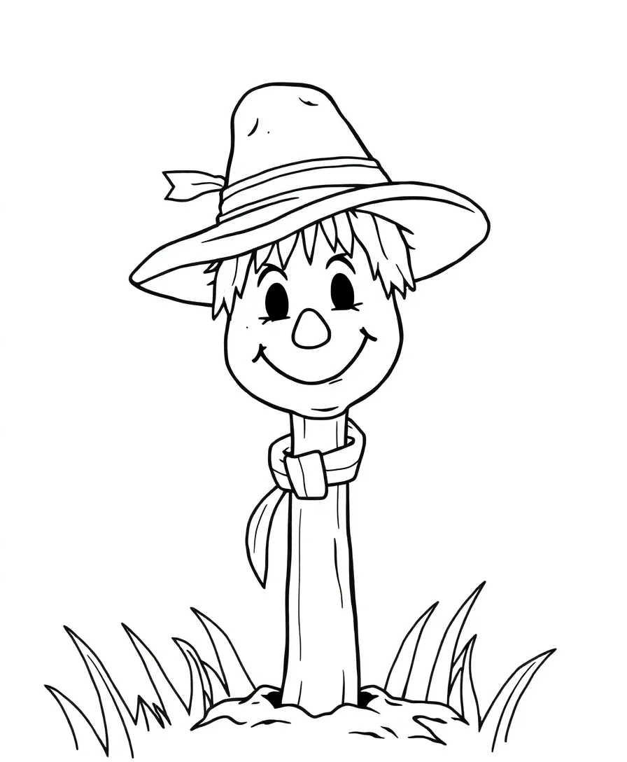 Charming Harvest Scarecrow
