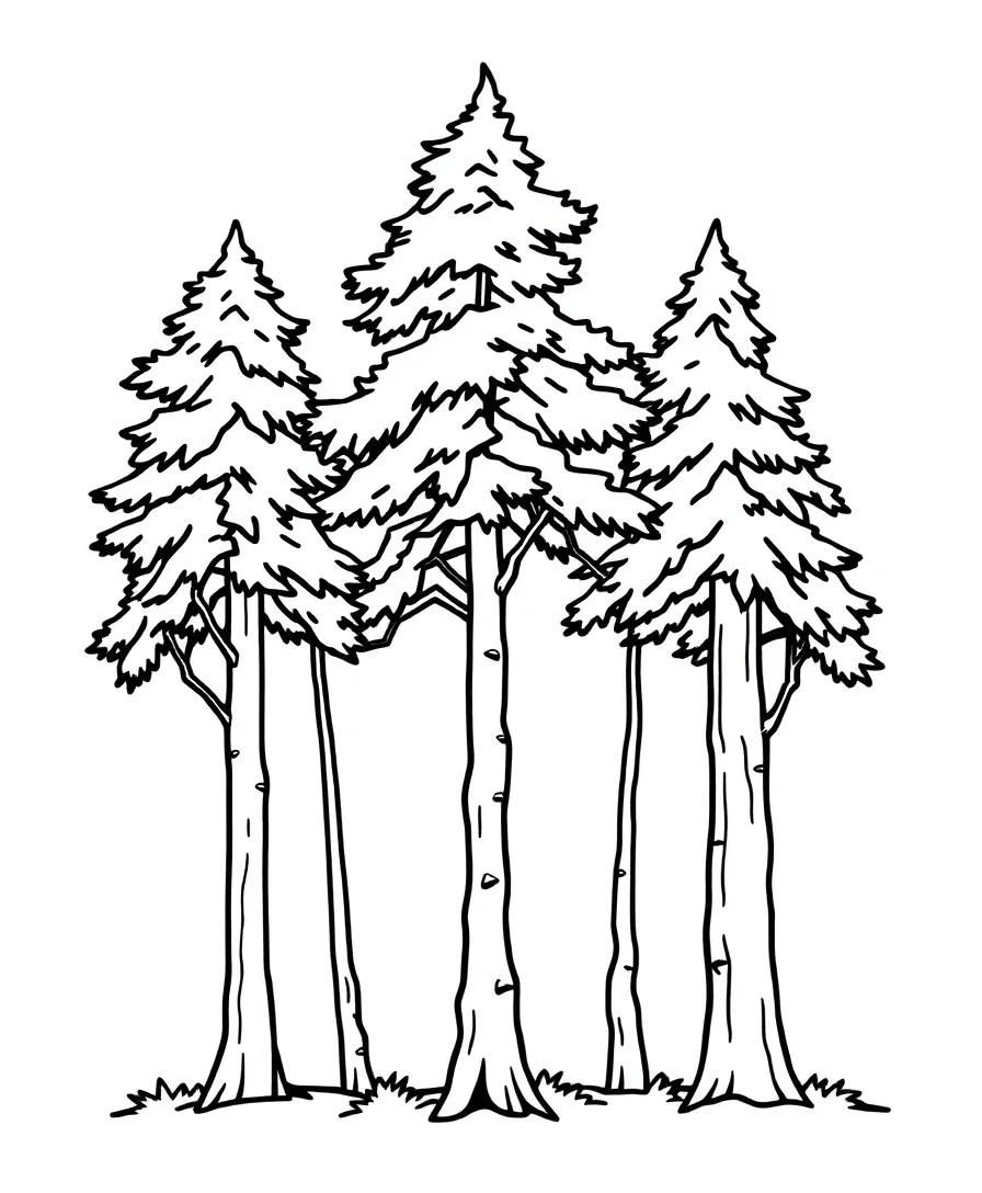 Majestic Forest Scene