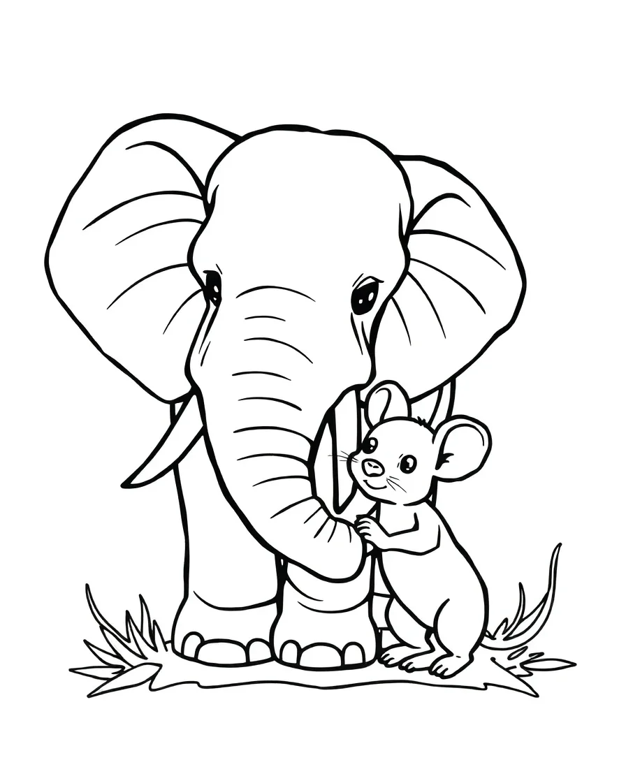 Elephant and Mouse Companions