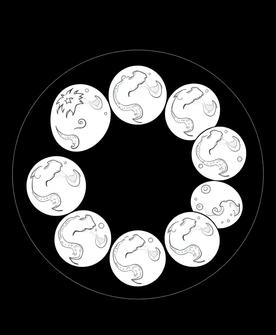 Mystical Moon Phases