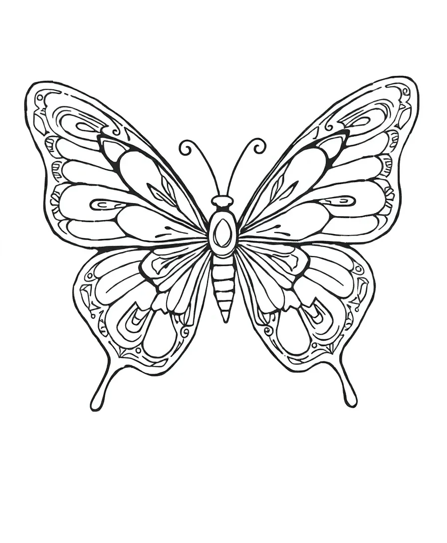 Delicate Butterfly Motifs