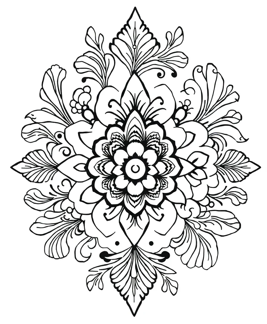 Intricate Henna Patterns