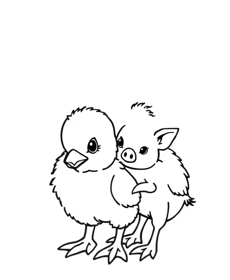 25 Cozy Friends Coloring Pages for Relaxation and Creativity