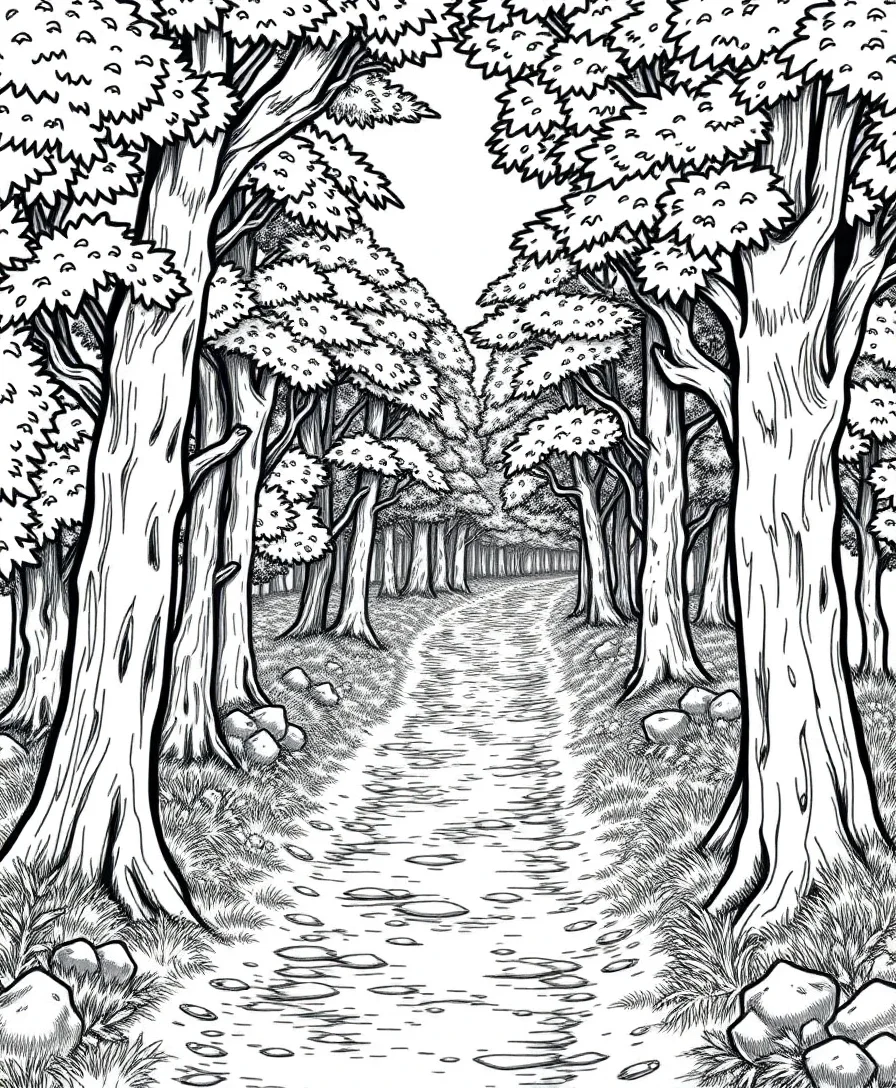 Enchanting Woodland Scene