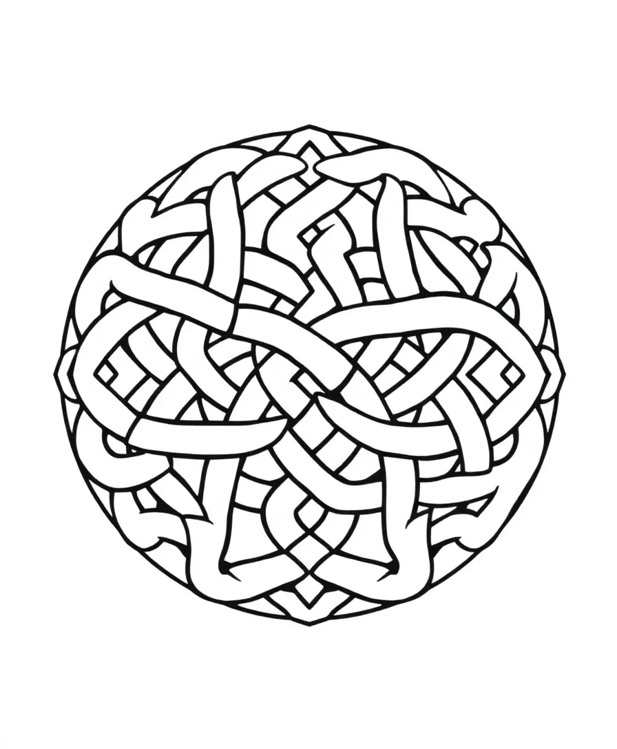 Intricate Celtic Knotwork