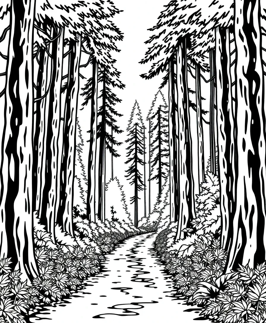 Mysterious Forest Scenes
